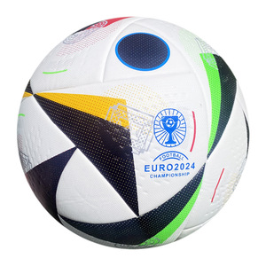 Ballon de football personnalisé avec logo imprimé, numéro 345, en tissu adhésif PU PVC, microfibre cousue, matériau TPU pour l'entraînement scolaire et les camps - Product Image 2