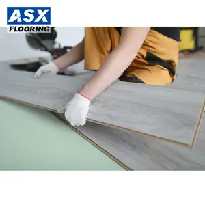 8mm 10mm 12mm AC4 AC5 không thấm nước bấm vào kết cấu cao Laminate sàn nổi Laminate sàn