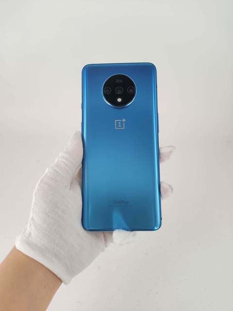 One Plus 7T Global Version Unlocked Used Work Phone 6.55" 90Hz Fluid AMOLED 8GB+128GB Snapdragon 855 Plus 4G Smartphone