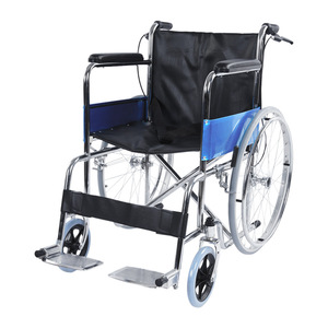 Silla de Ruedas Manual Ligera con Diseño de Soporte Cruzado para Asistencia de Movilidad para Personas Mayores - Product Image 2