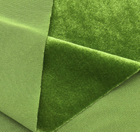 Tissu en velours mémoire organique 240 g/m², super doux, luxueux, pour robes de soirée et banquets, couleurs vives, vente en gros