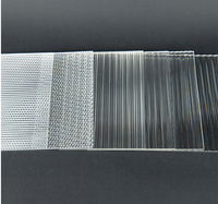 Service de découpe personnalisé pour feuilles d'acrylique Motif de pierre claire Texture de vague d'eau 5MM 6MM 8MM 10MM Feuilles de plastique d'épaisseur