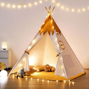 Tentes de jeu personnalisées pour enfants : Tipi, Château, Tente de couchage, Maisonnette de jeu, Tente de plage en bois pour intérieur - Product Image 2
