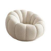 Vente en gros Housse de canapé paresseux en tissu velours doux de petite taille Housse de chaise confortable style japonais citrouille pour s'allonger et dormir