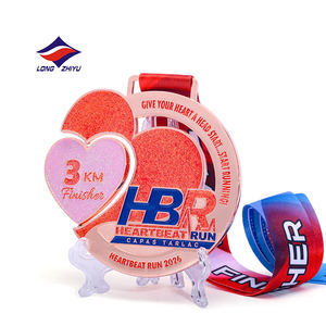 Medalla Deportiva <span class=keywords><strong>de</strong></span> <span class=keywords><strong>Honor</strong></span> Personalizada LZY Manufacture, Fundición a Presión 3D, Esmalte Suave, Premios <span class=keywords><strong>de</strong></span> Campeonato, Oro, Plata, Bronce - Product Image 3