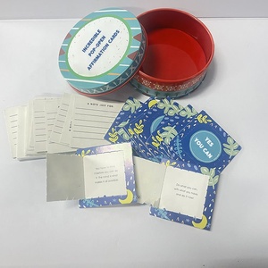 Tùy chỉnh thiết kế Pop mở in Nhà cung cấp trẻ em kéo Tab tin nhắn khẳng định thẻ trò chơi in ấn - Product Image 1