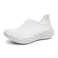 Chaussures aquatiques unisexes 3D en nid d'abeille, sabots EVA, pantoufles respirantes à enfiler, chaussures de plage et de piscine à séchage rapide, sandales pour hommes