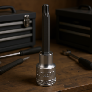 Adaptateur de douille Fervi Torx à tige longue 10 mm - Product Image 3