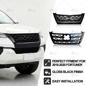 Calandre avant ABS style <span class=keywords><strong>TRD</strong></span> pour <span class=keywords><strong>Fortuner</strong></span> 2016 <span class=keywords><strong>2017</strong></span> 2018 2019 2020, accessoires extérieurs de voiture, installation facile - Product Image 6