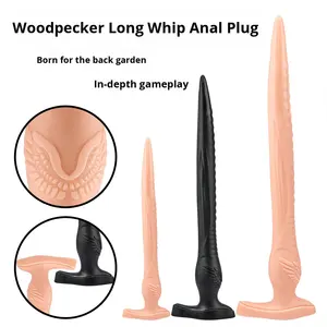 Grensoverschrijdende diepe penetratie extra lange anale plug model A048 Dongguan mannen vrouwen anale stimulatie expansie apparaat SM volwassen seks - Product Image 4