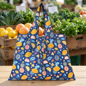 Sac fourre-tout en toile robuste, grand sac de courses réutilisable et pliable, OEM ODM, logo personnalisé, fabricant vietnamien - Product Image 1