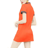 OEM High End Mehrfarbige Damen Casual Sport kleider Classic Jersey Kurzarm Stretch 95% Baumwolle Polo Golf Tennis Kleid