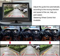 Caméra de recul ccd haute définition, avec Angle de vision de 170 degrés, système d'aide au stationnement arrière pour voiture