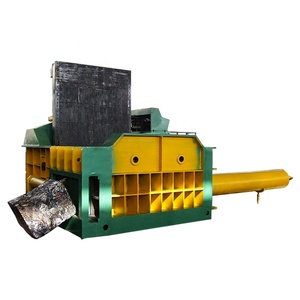 Máquina de prensado de metal Compactador de metal pequeño <span class=keywords><strong>horizontal</strong></span> Compactador de compresión de metal de chatarra de hierro y aluminio - Product Image 1