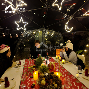 Tùy chỉnh sang trọng hiện đại bốn mùa ống loại lều với Oxford/PVC/vải vải cho khu nghỉ mát glamping & sinh thái khách sạn thiết lập nhanh chóng - Product Image 3