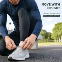 Vente flash - Anneau intelligent Android avec télécommande, en acier inoxydable, suivi de la forme physique, fréquence cardiaque, oxygène sanguin, moniteur de sommeil, 5 ATM