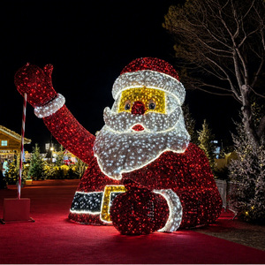 Gran Decoración Navideña Iluminada de Santa Claus para Centros Comerciales, Eventos Públicos y Proyectos de Paisajismo Temporal - Product Image 1