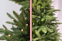 Vente en gros PVC PE Mixte 7FT 210cm Géant Métal Sapin de Noël Artificiel pour Extérieur Intérieur Décoration, Arbol De Navidad