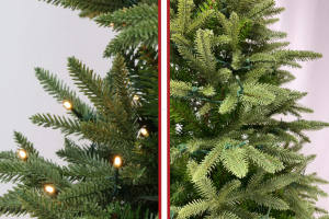 Albero di Natale Artificiale Gigante da 210cm (7FT) in PVC e PE Misto con Base in Metallo per Decorazioni da Interno ed Esterno, Arbol De Navidad - Product Image 5