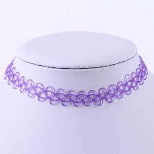 Collier ras du <span class=keywords><strong>cou</strong></span> bohème tressé fait main 2026, polyvalent, coloré, élastique, en fil de pêche, style <span class=keywords><strong>tatouage</strong></span>, cadeaux pour femmes - Product Image 5