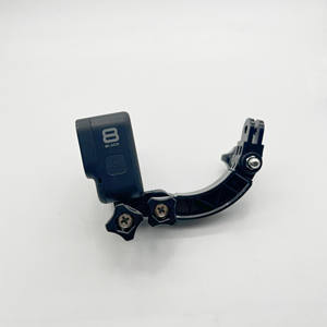 For GoPro 12pcs Short Bend Stick Kit Plastic PC Chin <b>Mount</b> Extension for Helmet Connects for GoPro Selfie Arm (Same Direction) - Product Image 4