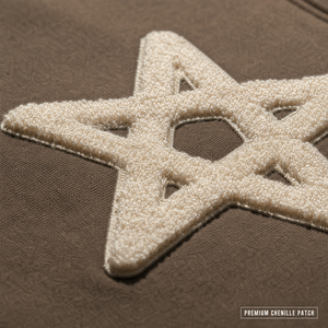 เสื้อฮู้ดดี้ผู้ชายปักลายผ้าขนหนูแบบกำหนดเอง สไตล์สตรีทแวร์ทรงโอเวอร์ไซส์ ผลิตโดยโรงงาน OEM โดยตรง เสื้อฮู้ดดี้เนื้อหนา - Product Image 6