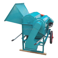 Petite batteuse de grain de riz 7hp Machine de décortiqueur de moteur diesel