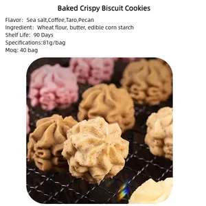 Biscuits Nuages Moelleux Salés en Gros, Biscuits Beurre Cuisinés Multi-Saveurs en Sachets, Snacks Traditionnels Chinois - Product Image 5