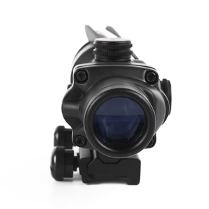 Mira de Caça Vermelha/Verde com Lente Objetiva de 32mm, Ampliação de 4x, Visor de Ponto Vermelho, À Prova d'Água, Uso Tático ao Ar Livre - Product Image 4