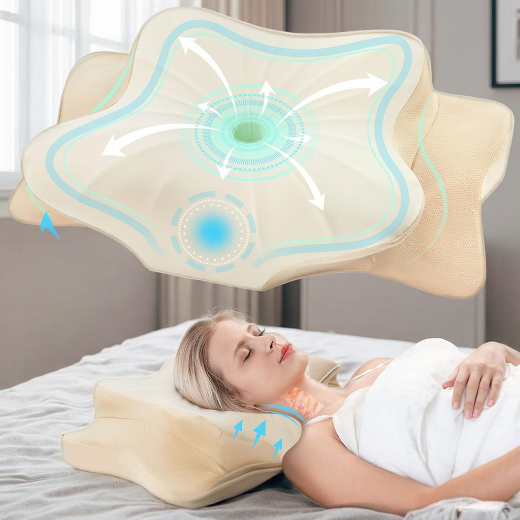Almohada con Agujero para el Brazo Espuma Viscoelástica Confort