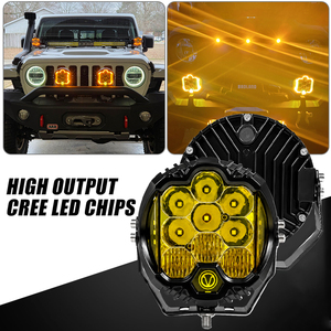 Luces <span class=keywords><strong>LED</strong></span> de Conducción de 5 Pulgadas, IP68 Selladas, Antivaho, para Camionetas, UTV, ATV, Motocicletas - Product Image 1