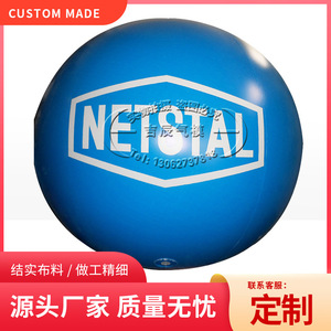 <b>Custom</b> Inflatable <b>Balloon</b> 6-8 Ft Digital Printing Water Resistant Outdoor Advertising Model Blue Color Electric Pump Inflation - Product Image 5