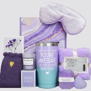 La Spa rilassante lavanda viola da donna sta bene presto Set regalo per bomba da bagno - Product Image 2