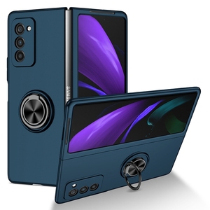 Coque de téléphone rigide avec anneau de maintien pour <span class=keywords><strong>Samsung</strong></span> Galaxy <span class=keywords><strong>Z</strong></span> <span class=keywords><strong>Fold</strong></span> 8 7 6 5 <span class=keywords><strong>4</strong></span> 3 5G <span class=keywords><strong>Fold</strong></span> 2 1, <span class=keywords><strong>support</strong></span> magnétique pour <span class=keywords><strong>voiture</strong></span>, protection intégrale - Product Image 3