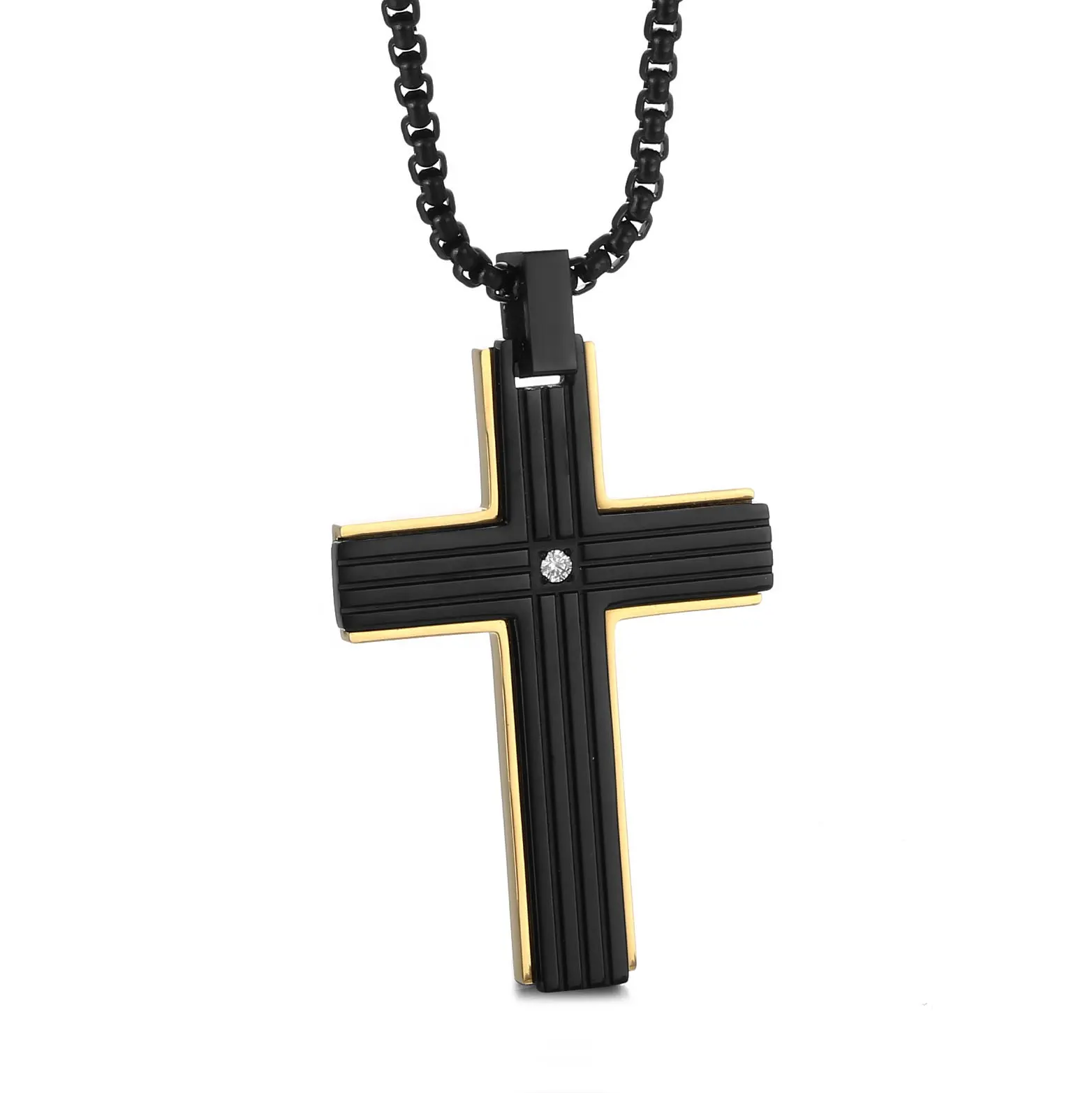 आर्नन गहने उच्च गुणवत्ता वाले क्रॉस हार के धार्मिक क्रॉस-पेलेंट रचनात्मक विश्वास प्रवृत्ति ईसाई उपहार