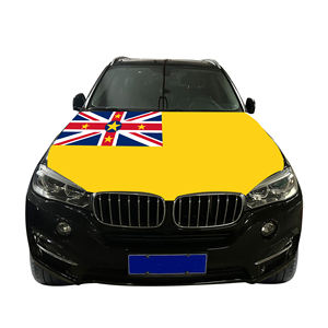 Vente en gros <span class=keywords><strong>de</strong></span> housses <span class=keywords><strong>de</strong></span> capot <span class=keywords><strong>de</strong></span> moteur <span class=keywords><strong>de</strong></span> voiture Niue durables <span class=keywords><strong>de</strong></span> 120x150 cm, résistantes à l'usure, drapeau pour voitures - Product Image 4