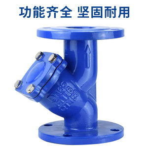 Vanne de filtration à bride de type Y Shen Hui DN50 16 bars pour la filtration des eaux usées - Product Image 2