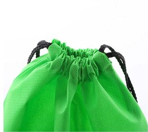 Sac à dos personnalisé avec logo, en polyester imperméable, doublure en nylon, design tendance, avec cordon de serrage, pour le sport - Product Image 4