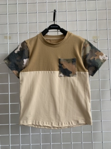 Chemise d'été décontractée personnalisée sans manches pour bébé garçon tricotée en coton à blocs de couleurs maillot de corps épaules muscles - Product Image 4