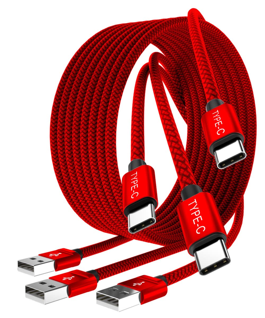 Factory Price  USB a to Type C Fast Charging Charger Cord Nylon Braided 3A Fast Charging & Data Sync Cable USB  CABLE for IPHONE