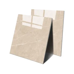 Nouveau Design pas cher, carreaux de marbre de sol en porcelaine émaillée polie, corps entier, 600x600mm en vente à dubaï