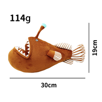 Vente en gros de nouveau design poupée en peluche lanterne poisson raie manta mer profonde Melanocetus Johnsonii bosse baudroie jouet en peluche