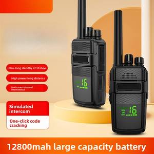 วิทยุสื่อสารแบบชาร์จไฟได้กำลังสูง 30 วัตต์ พร้อมแบตเตอรี่ 12800mAh และโหมดสแตนด์บาย 7 วัน สำหรับ<span class=keywords><strong>การ</strong></span><span class=keywords><strong>สื่อสาร</strong></span>ในไซต์ก่อสร้าง - Product Image 2