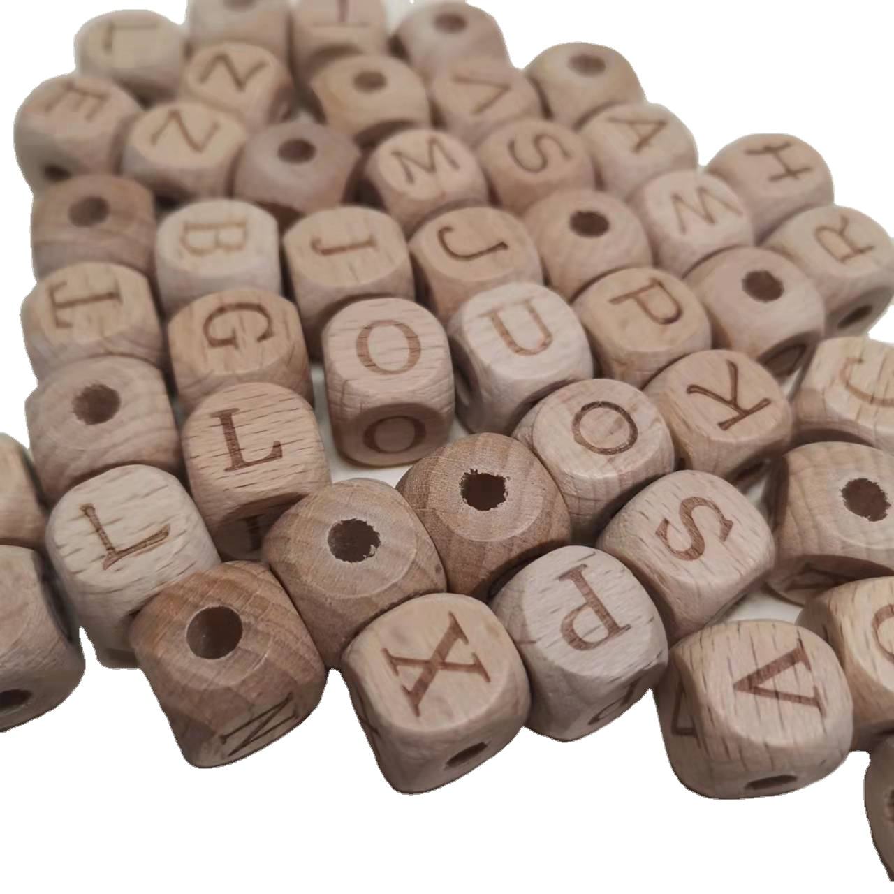 Letter Dice 20MM Wooden Set - 5 Piece Laser Engraved A-Z Alphabet Cubes For  Games \u0026 Learning Alphabet Game Dice, image size:1280x1280