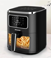 Nouvelle arrivée pas cher bonne qualité air fryer rack air fryer sans huile 5L 6L électrique profonde sans huile grande friteuse pas cher