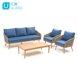 Uland-funda de tela sólida Multicolor, sofá de salón impermeable, juego de sofá de aluminio para exteriores - Product Image 6