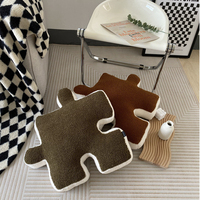 Hot Sale Lustige Puzzle Fragment Kissen Kissen Zimmer Dekor Schlafzimmer Sofa Kissen Kissen Weiche kurze Plüsch Kissen mit PP Baumwolle