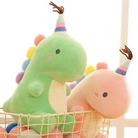 Gros dinosaure mignon jouets en peluche animaux jouets doux anniversaire dinosaure peluches pour enfants en peluche poupée en gros