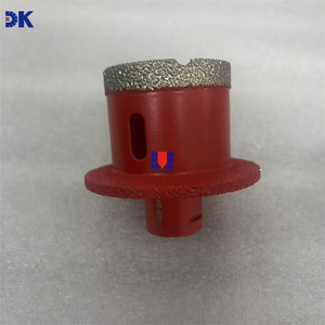<span class=keywords><strong>Foret</strong></span> diamanté et métallique M14 de <span class=keywords><strong>haute</strong></span> <span class=keywords><strong>qualité</strong></span>, brasé sous vide, 45-65 mm, pour le perçage de carreaux, de pierres et de éviers/lavabos - Product Image 2