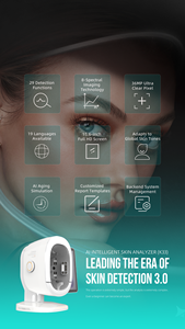 เครื่องวิเคราะห์ผิวหน้า ลดราคาสุดคุ้ม ตรวจจุดด่างดำ ริ้วรอย สิว ด้วย AI อัจฉริยะ สแกนเนอร์ 3 มิติ วิเคราะห์สภาพผิว - Product Image 3